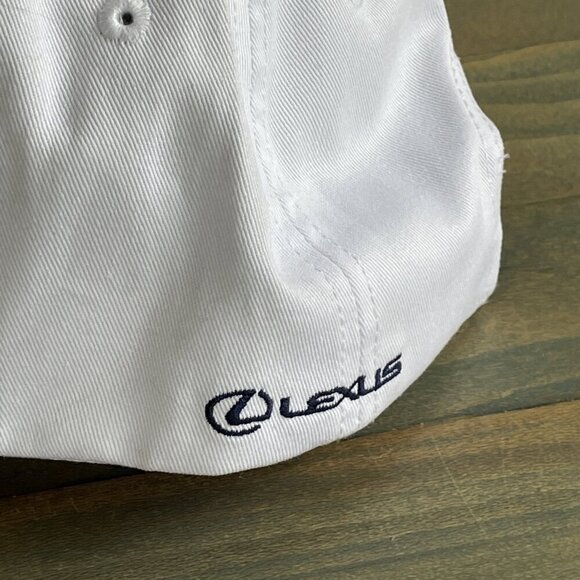 Tampa Bay Lightning White Blue NHL Hockey Strapback Hat Cap SGA Lexus (F8) - Picture 4 of 7